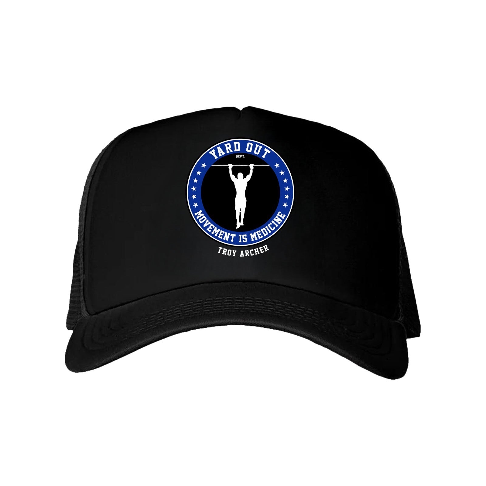 Yard Out Black Trucker Hat